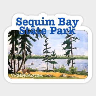 Sequim Bay State Park, Washington Sticker